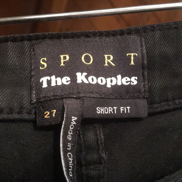 Black Kooples SPORT Skinny Jeans 27 Short Fit - Picture 2 of 3